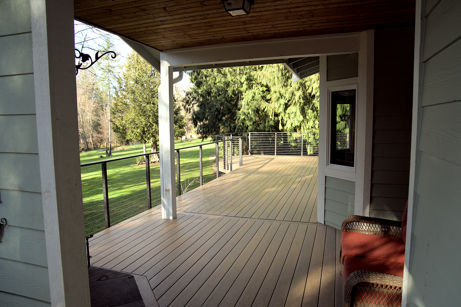 Deck covers for all weather outdoor living