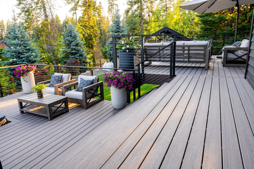 Wrap around deck with beautiful scenery view